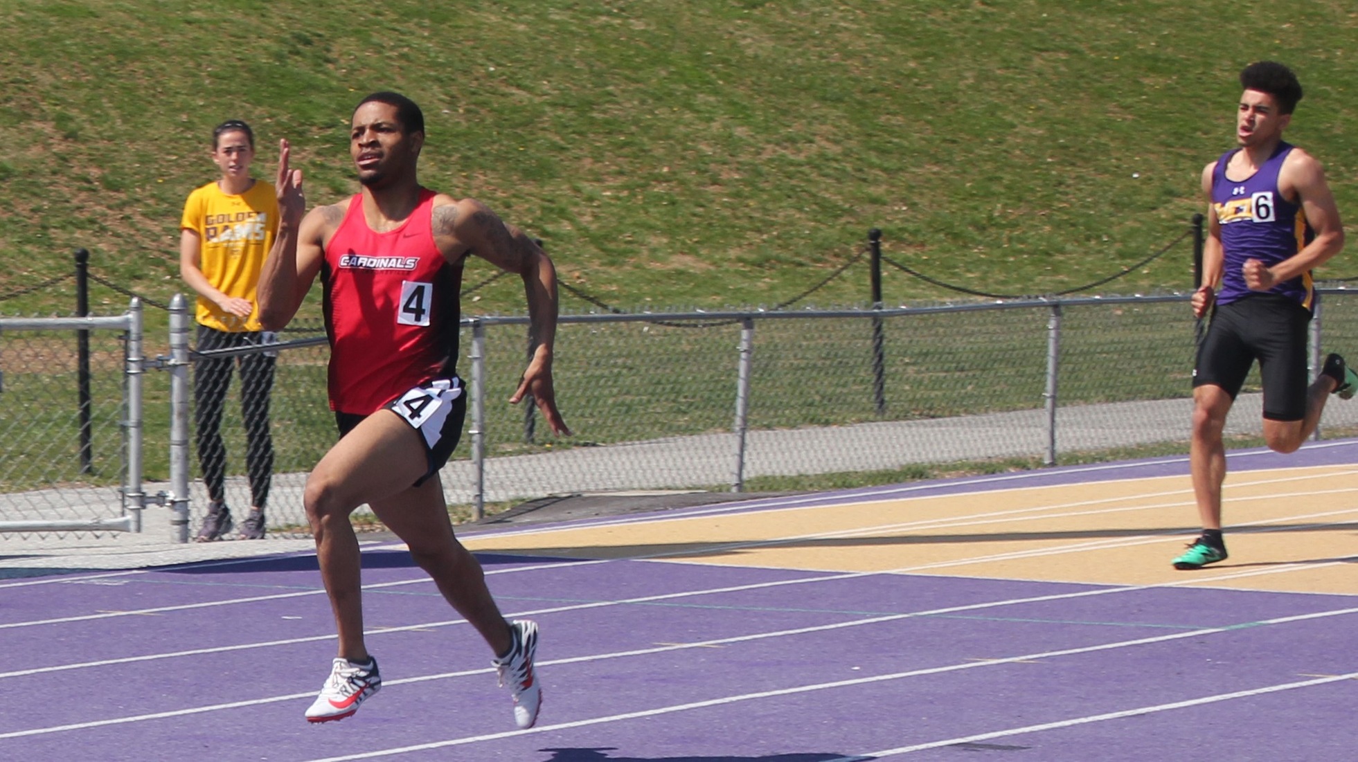 Freshman Da'Lon Harris runs :47.71 in 400 meters at Morgan State Meet to qualify for NJCAA Track & Field Championships